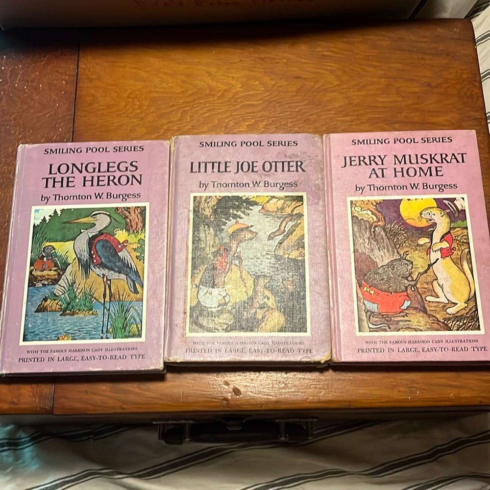 Thornton W. Burgess Vintage Books 3 out of 4
Copywright 1926